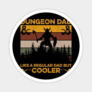 Dungeon Dad Like A Regular Dad Gift For Men Father's Day Magnet